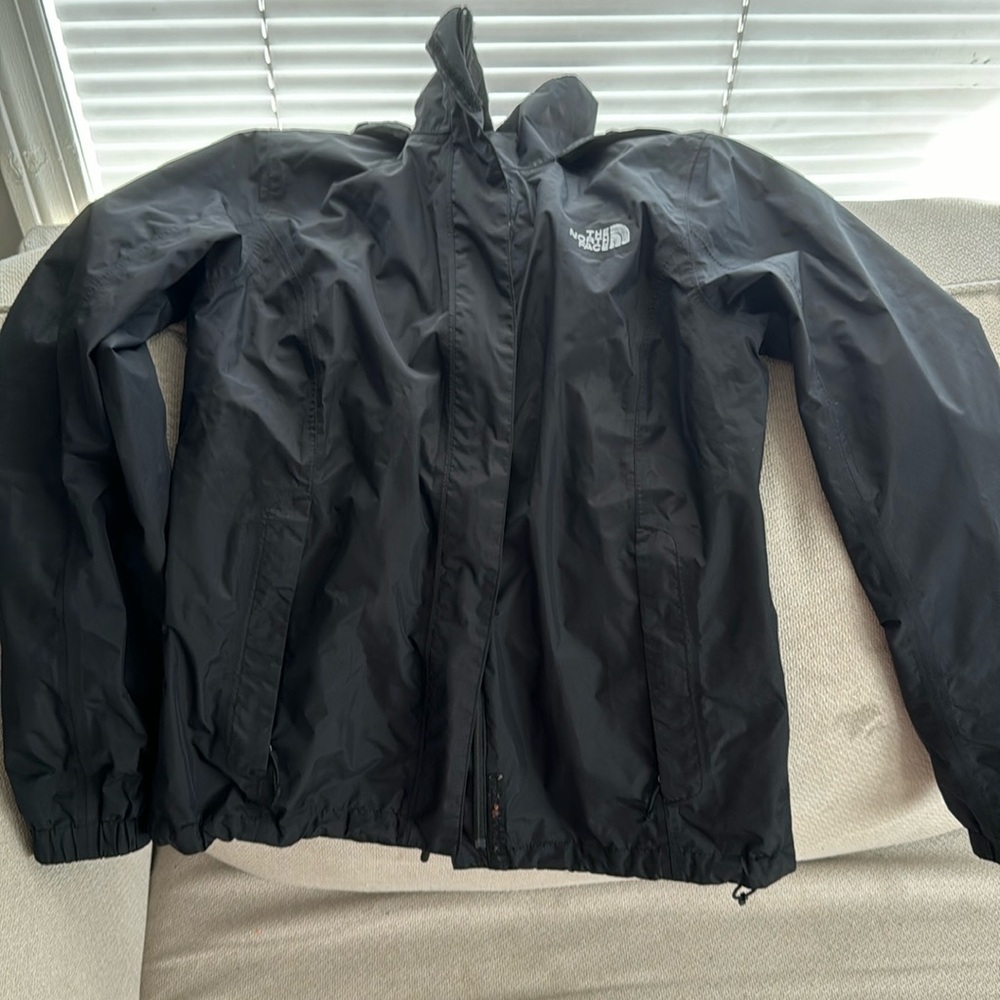 The north face rain coat